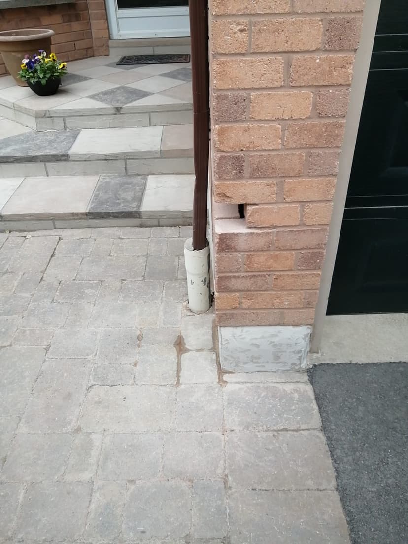 bricks before