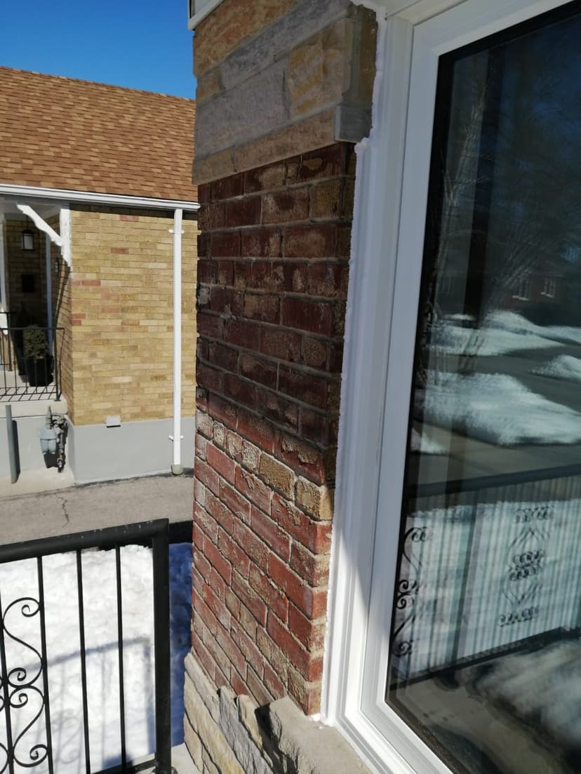 bricks before
