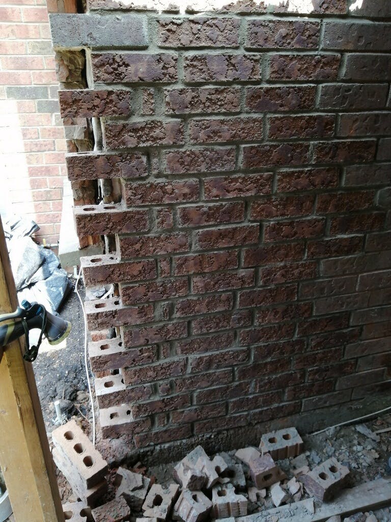 bricks before